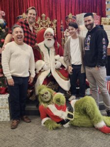 Having fun with the Grinch at Taco Bell HQ