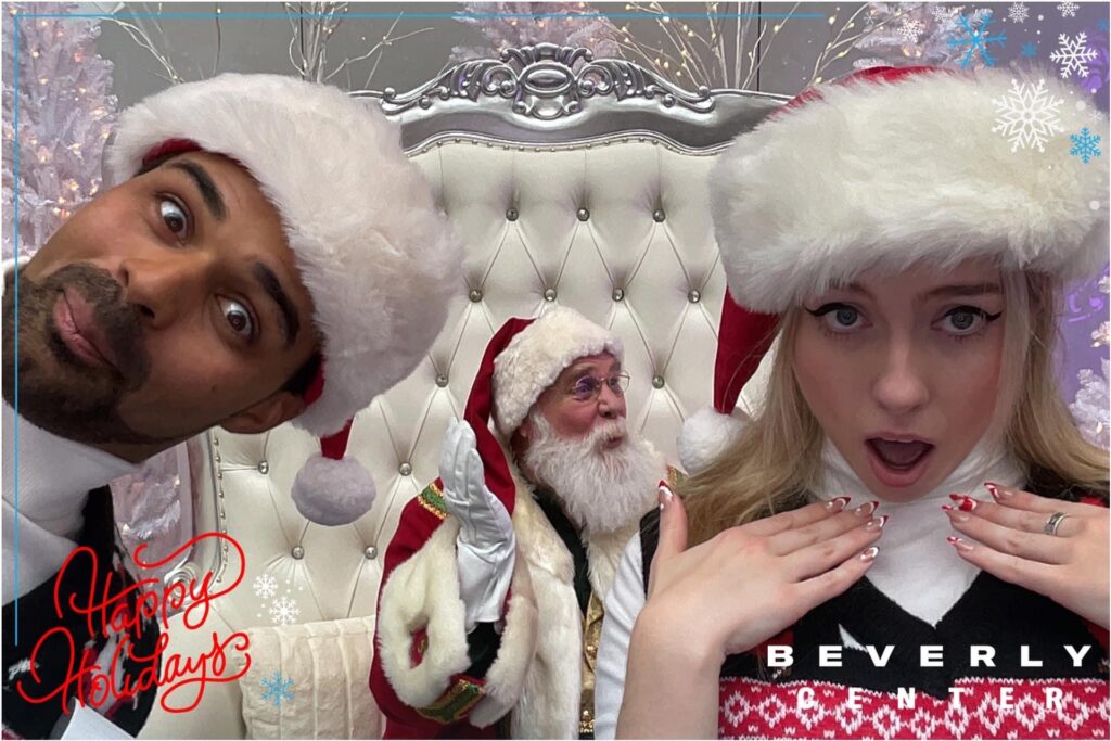 Crew messing around when Santa is not paying attention